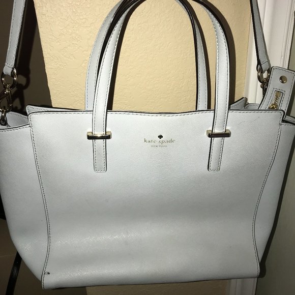 Light Blue Kate Spade Cedar Street Authentic Purse - Picture 3 of 4